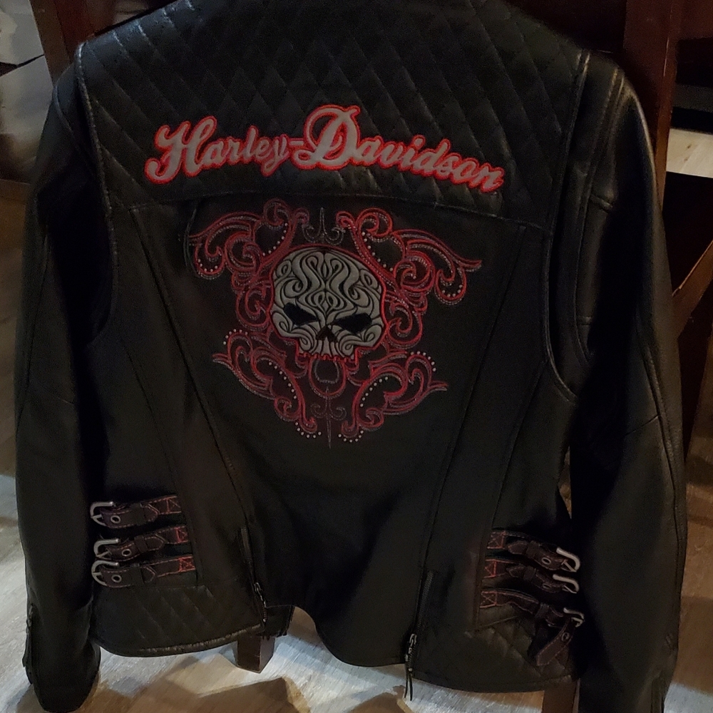 Ladies Leather Harley Davidson Jacket
